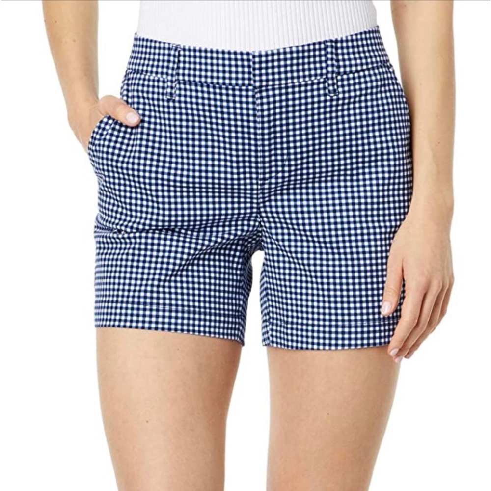 Tommy Hilfiger Women’s 5’ Gingham chino shorts